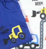 Trucks White & Royal Blue Twinset