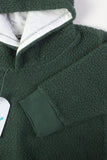 Green Sherpa Bunny Hoodie