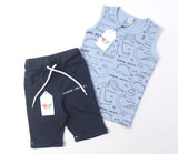 Dino-Mite Sky & Navy Twinset