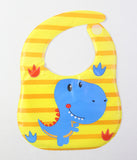 Dinosaur print baby bib