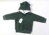 Green Sherpa Bunny Hoodie