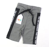 You Are Stronger Than You Think Steel Grey Shorts