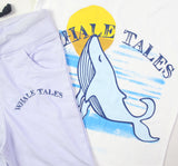 Whale Tales White & Light Lavender Twinset