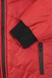 Red Full Sleeves Puffer Jacket V3