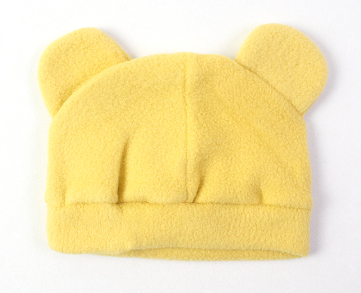 Happy Yellow Bear Ears Hat