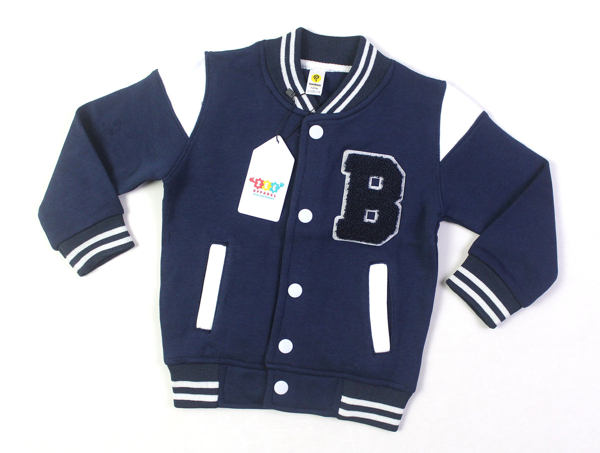 Navy Varsity Jacket