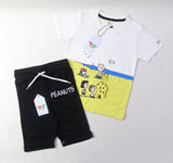 Peanuts Snoopy White & Black Twinset